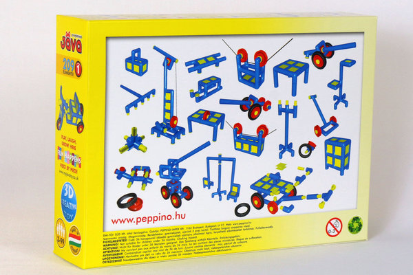 Java Set 1 - Spielzeugbaukasten Feuerwehrauto