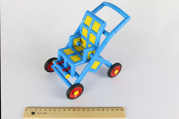 Java Set 4 - Spielzeugbaukasten Möbel und Kinderwagen
